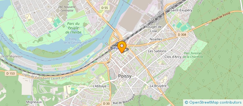 localisation de l'entreprise FAMILLE PRATIQUE à POISSY