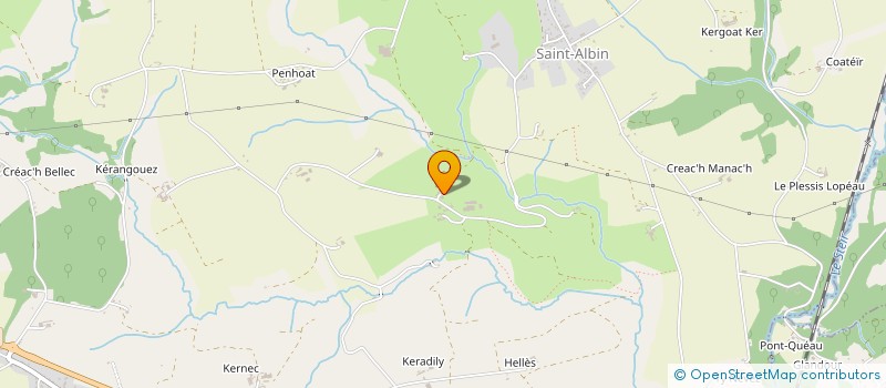 localisation de l'entreprise FAMILLE QUELLEC  PLOGONNEC
