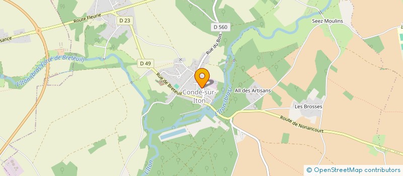 localisation de l'entreprise FAMILLE QUERNIARD  MESNILS-SUR-ITON