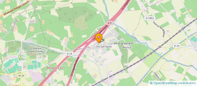 localisation de l'entreprise FAMILLE RABAUD  SAINT-AUNES