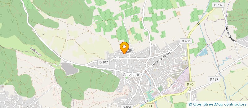 localisation de l'entreprise FAMILLE RADIGUER  CALVISSON