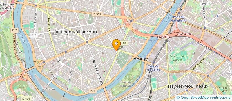localisation de l'entreprise FAMILLE RAULT à BOULOGNE-BILLANCOURT