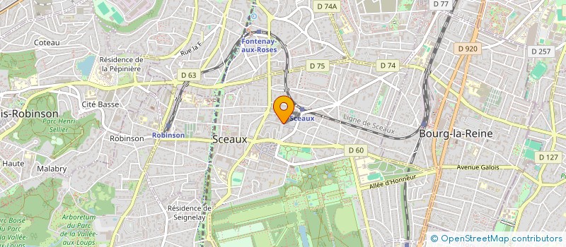 localisation de l'entreprise FAMILLE RECOQUE à SCEAUX