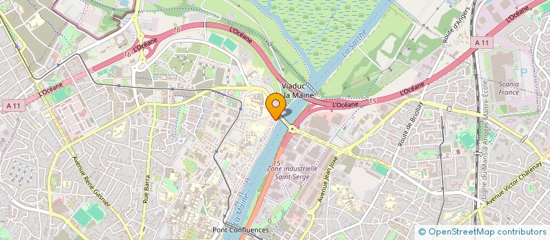 localisation de l'entreprise FAMILLE RECULEE à ANGERS