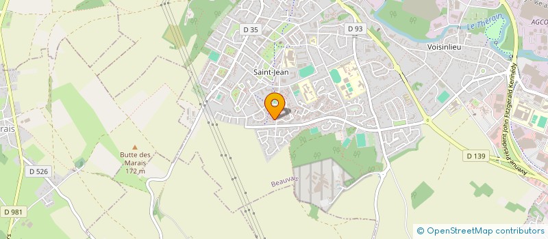 localisation de l'entreprise FAMILLE REUNIE HANDICAP ASSOCIATION  BEAUVAIS