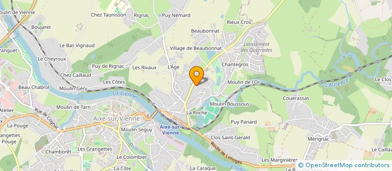 localisation de l'entreprise FAMILLE REYNAUD à AIXE-SUR-VIENNE