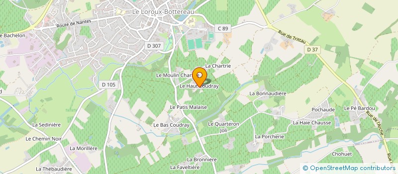 localisation de l'entreprise FAMILLE RICHARD  LANDREAU (LE)