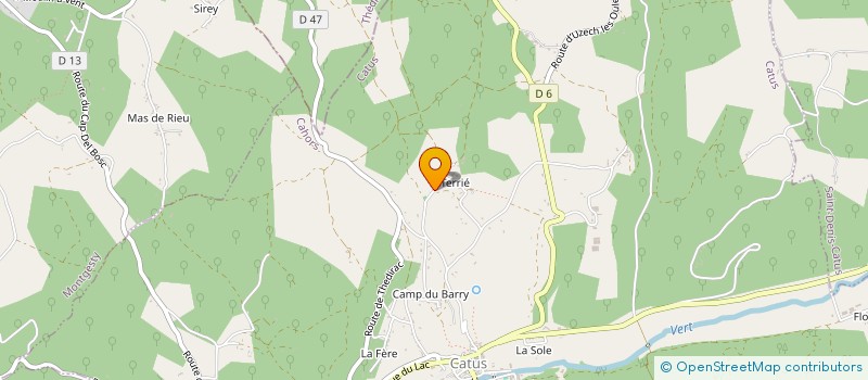 localisation de l'entreprise FAMILLE ROBERT  CATUS