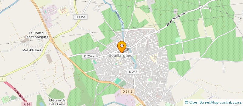 localisation de l'entreprise FAMILLE ROBERT  BOUILLARGUES