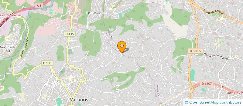 localisation de l'entreprise FAMILLE ROCHAS à VALLAURIS