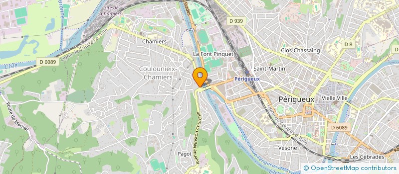 localisation de l'entreprise FAMILLE RONGERE  COULOUNIEIX CHAMIERS