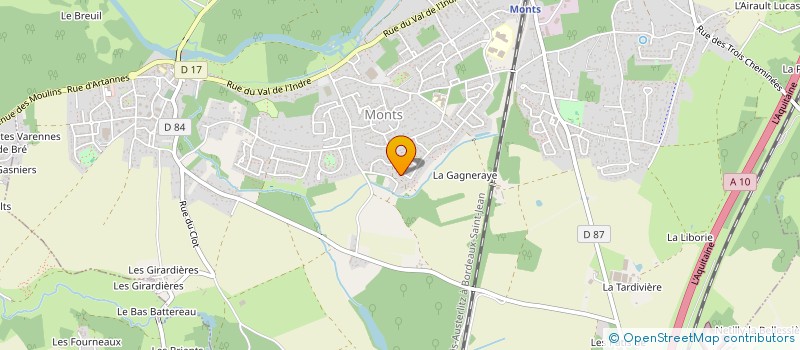 localisation de l'entreprise FAMILLE ROSSIN  MONTS