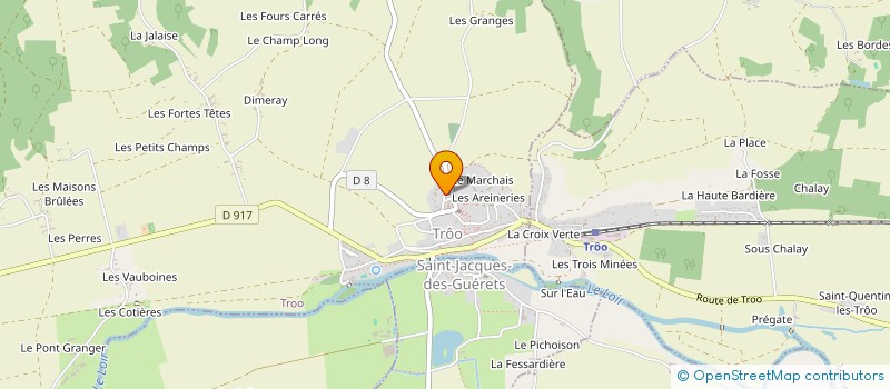 localisation de l'entreprise FAMILLE ROULLIER TROO  TROO