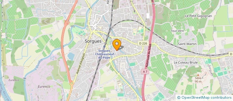 localisation de l'entreprise FAMILLE ROUQUET  SORGUES