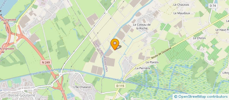 localisation de l'entreprise FAMILLE ROUSSEAU  SAINT-JULIEN-DE-CONCELLES