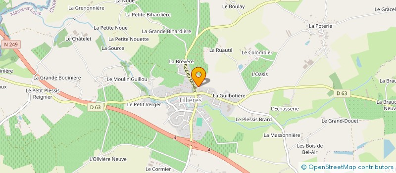localisation de l'entreprise FAMILLE RURALE à SEVREMOINE