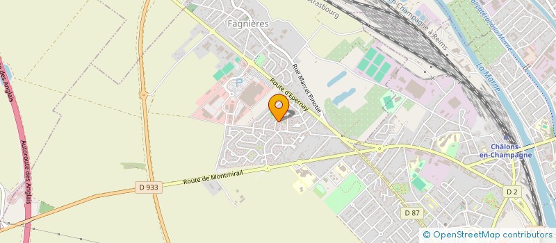 localisation de l'entreprise FAMILLE RURALE ASS DE FAGNIERES  FAGNIERES