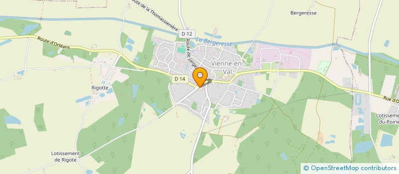 localisation de l'entreprise FAMILLE RURALE DE VIENNE EN VAL à VIENNE-EN-VAL