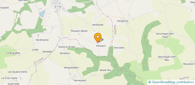 localisation de l'entreprise FAMILLE SAJOT  LE CROISTY