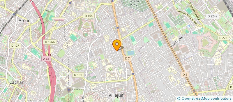localisation de l'entreprise FAMILLE SANS FRONTIERES à VILLEJUIF