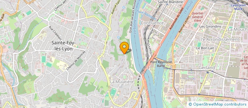 localisation de l'entreprise FAMILLE SAUSSAC  SAINTE-FOY-LES-LYON