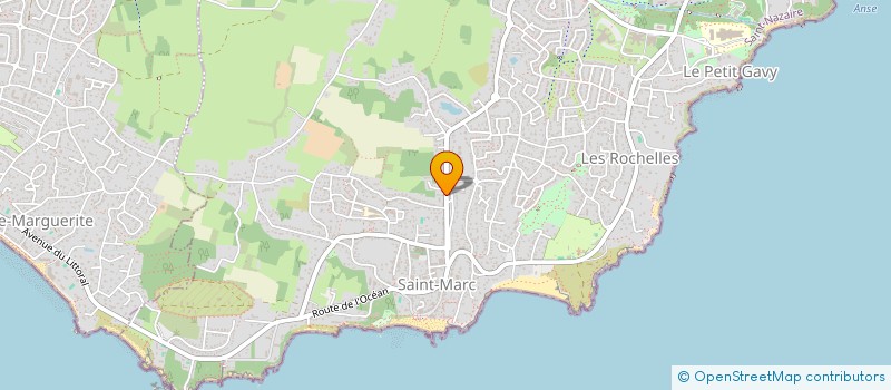 localisation de l'entreprise FAMILLE SAUTHIER  SAINT-NAZAIRE