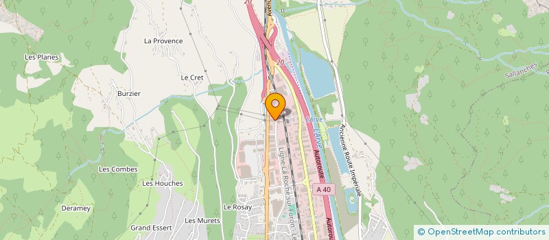localisation de l'entreprise FAMILLE SERMET à SALLANCHES
