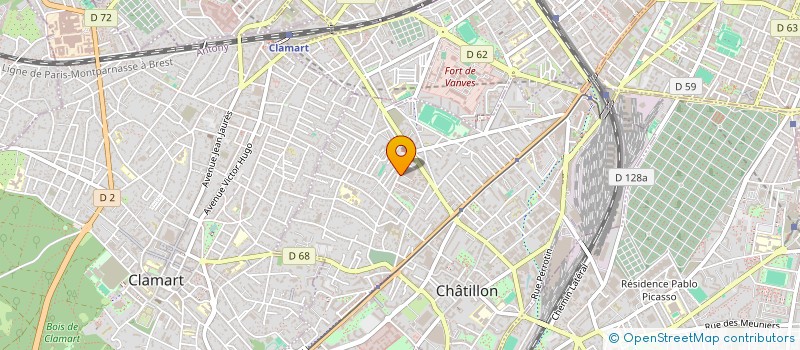 localisation de l'entreprise FAMILLE SERVICES à CHATILLON