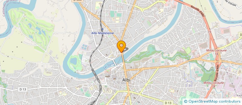 localisation de l'entreprise FAMILLE SERVICES à ALBI