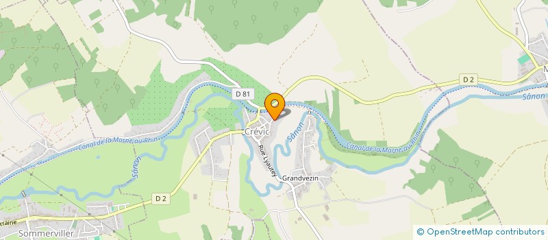 localisation de l'entreprise FAMILLE SIMONIN  CREVIC