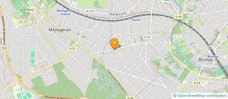 localisation de l'entreprise FAMILLE SINCLAIR  YERRES