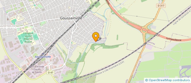 localisation de l'entreprise FAMILLE SIQUEIRA à GOUSSAINVILLE