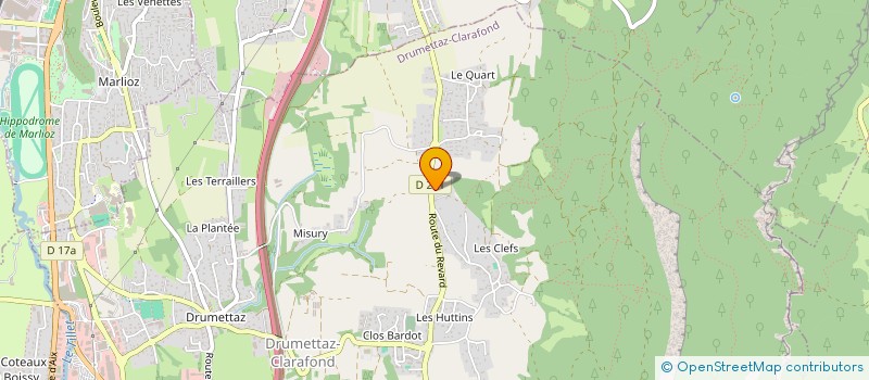 localisation de l'entreprise FAMILLE SIVICO  DRUMETTAZ-CLARAFOND