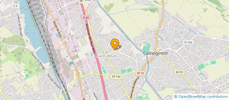 localisation de l'entreprise FAMILLE SOULIER VALAT  FONBEAUZARD