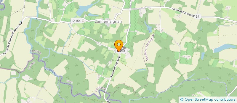 localisation de l'entreprise FAMILLE TARBE  LANNEMAIGNAN