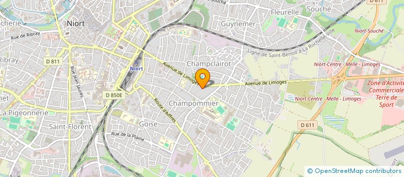 localisation de l'entreprise FAMILLE TAVA à NIORT