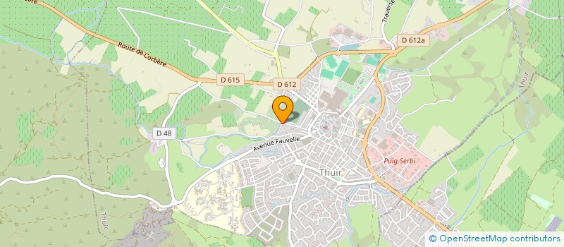 localisation de l'entreprise FAMILLE TERRATS  THUIR