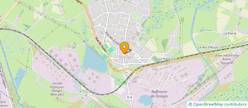 localisation de l'entreprise FAMILLE THIERRY  DONGES