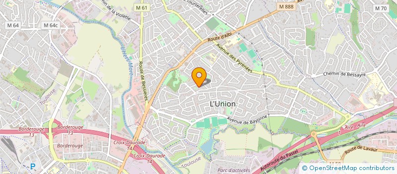 localisation de l'entreprise FAMILLE THOMAS à L'UNION