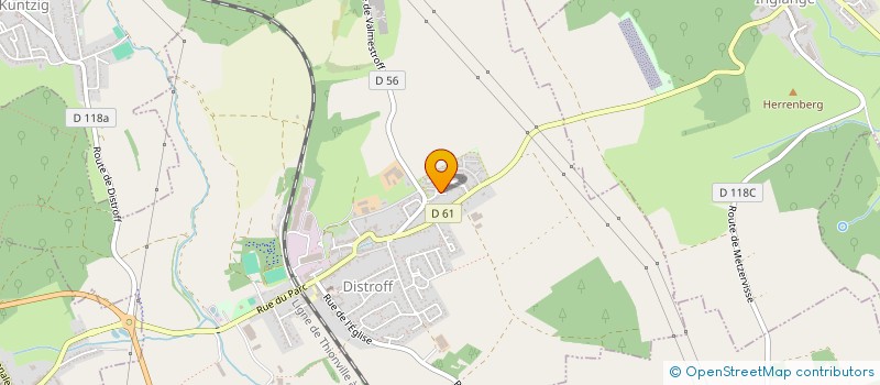 localisation de l'entreprise FAMILLE TINGAPERMAL  DISTROFF