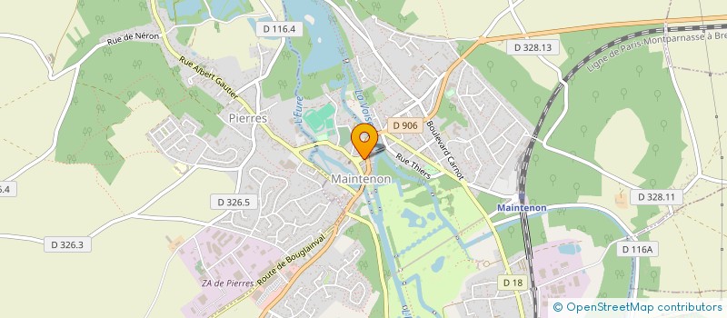 localisation de l'entreprise FAMILLE TROUILLET à MAINTENON