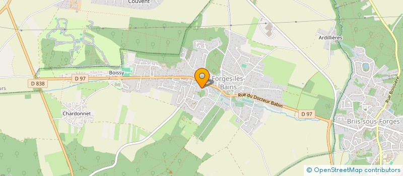 localisation de l'entreprise FAMILLE URBAIN  FORGES-LES-BAINS