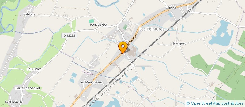 localisation de l'entreprise FAMILLE VACHER  LES PEINTURES