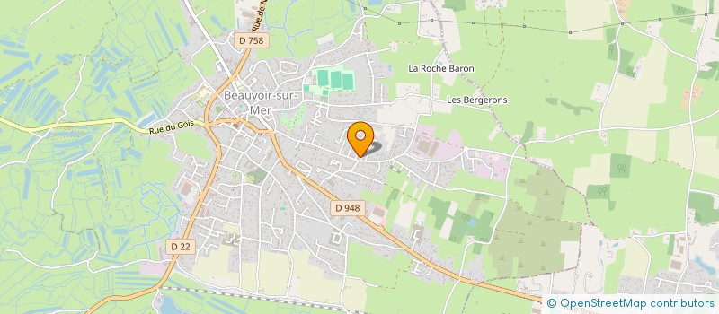 localisation de l'entreprise FAMILLE VASSE  BEAUVOIR-SUR-MER