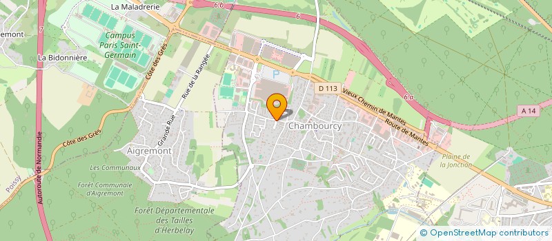 localisation de l'entreprise FAMILLE VAZQUEZ CAUCHY  CHAMBOURCY