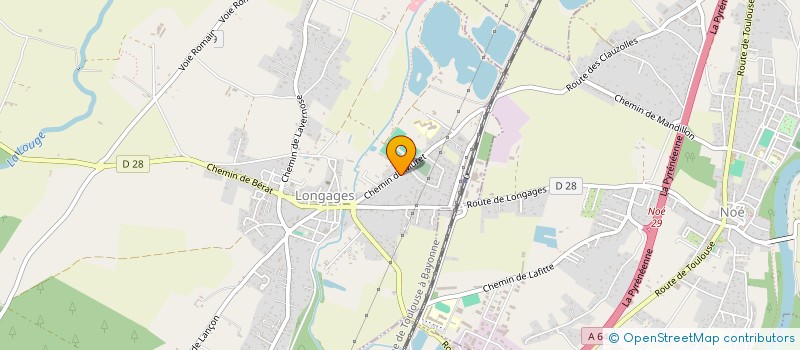 localisation de l'entreprise FAMILLE VENOT  LONGAGES