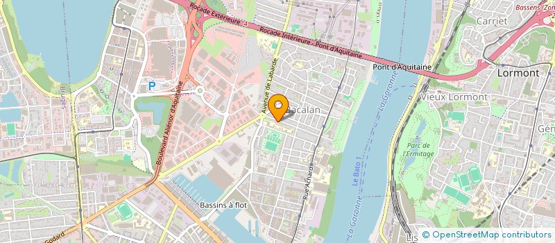 localisation de l'entreprise FAMILLE VERBEKE  BORDEAUX