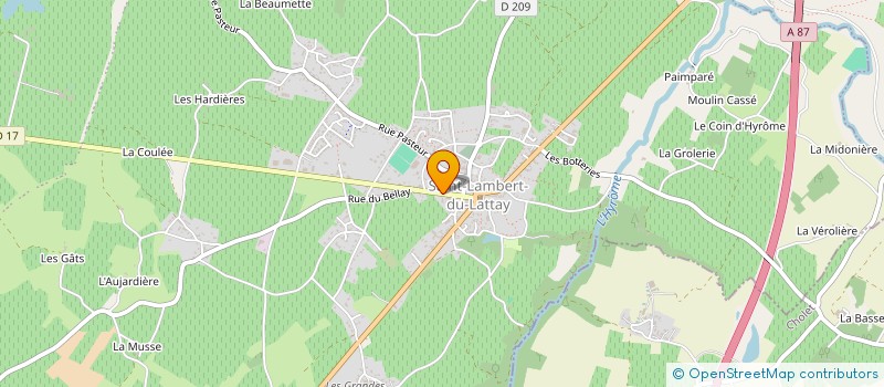 localisation de l'entreprise FAMILLE VERDIER  VAL-DU-LAYON