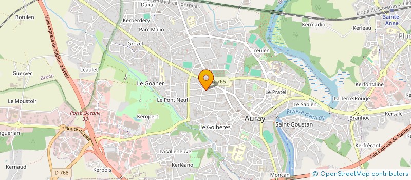 localisation de l'entreprise FAMILLE VEYS à AURAY