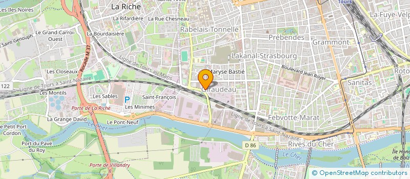 localisation de l'entreprise FAMILLE YA SARL à TOURS